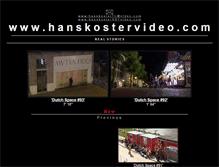 Tablet Screenshot of hanskostervideo.com